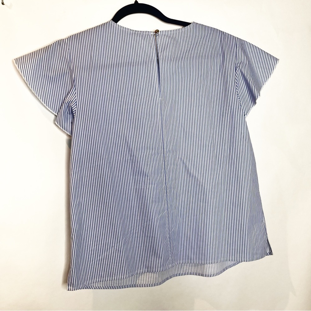 Draper James | Cloister Stripe Flutter Top - image 2